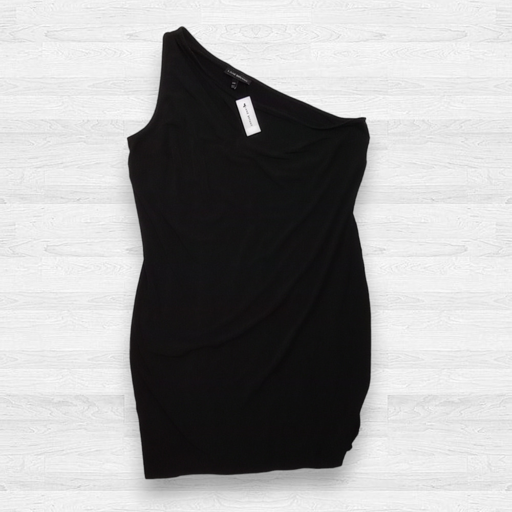 Lane Bryant One Shoulder Fitted‎ Black Dress NWT Size 18/20